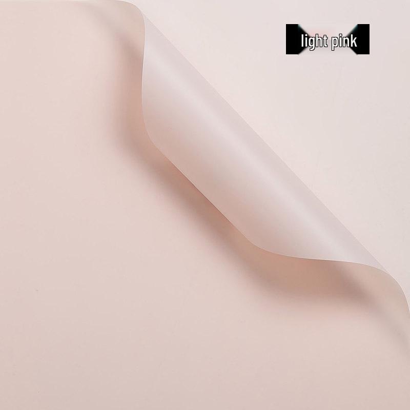 Полупрозрачная Водонепроницаемая Матовая Бумага для Букетов Флориста - Корейская Однотонная Упаковка для Цветов