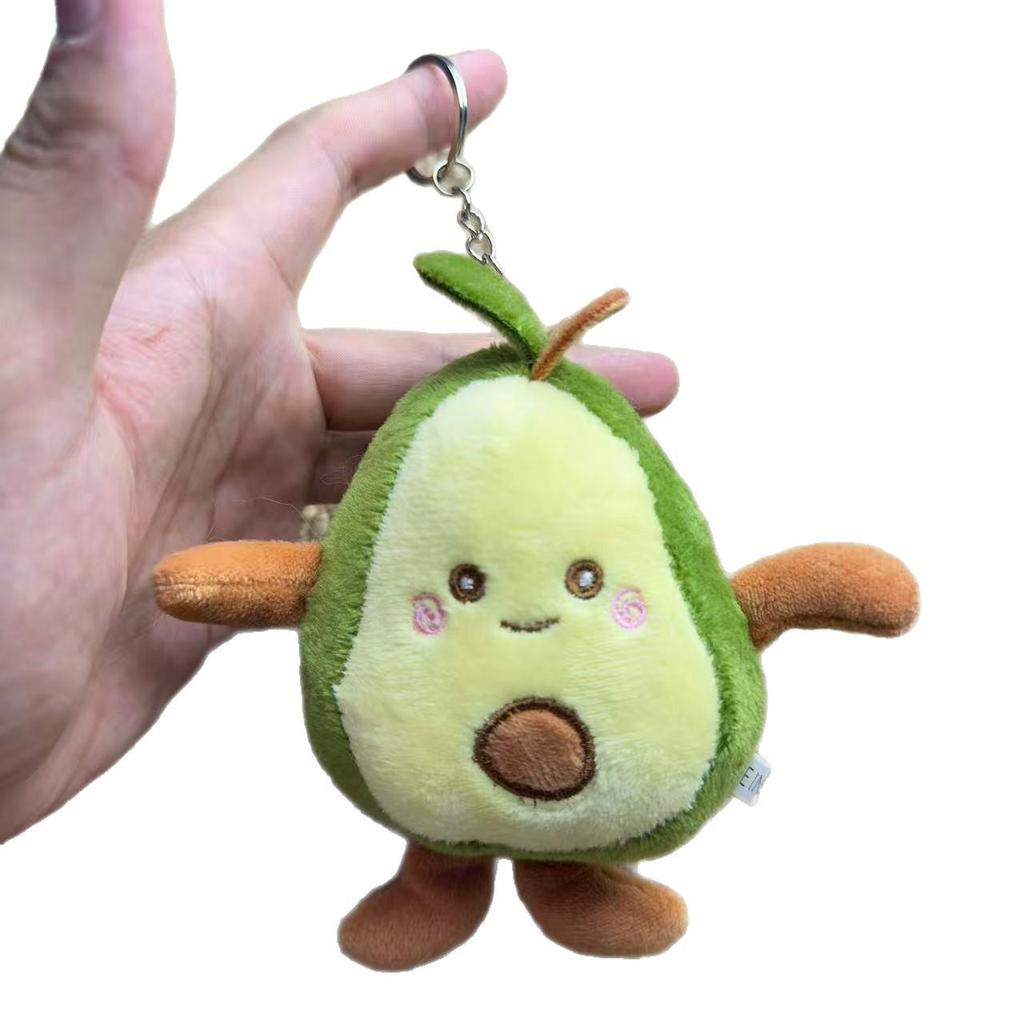 Очаровательная плюшевая кукла-брелок в виде авокадо