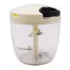 Reinforced with Washable Bunbun Chopper Super 5 Dishwasher-safe, 2.5x K&A Chopper, 900ml, Lid, BBC-24WB, White/black (Tritan).