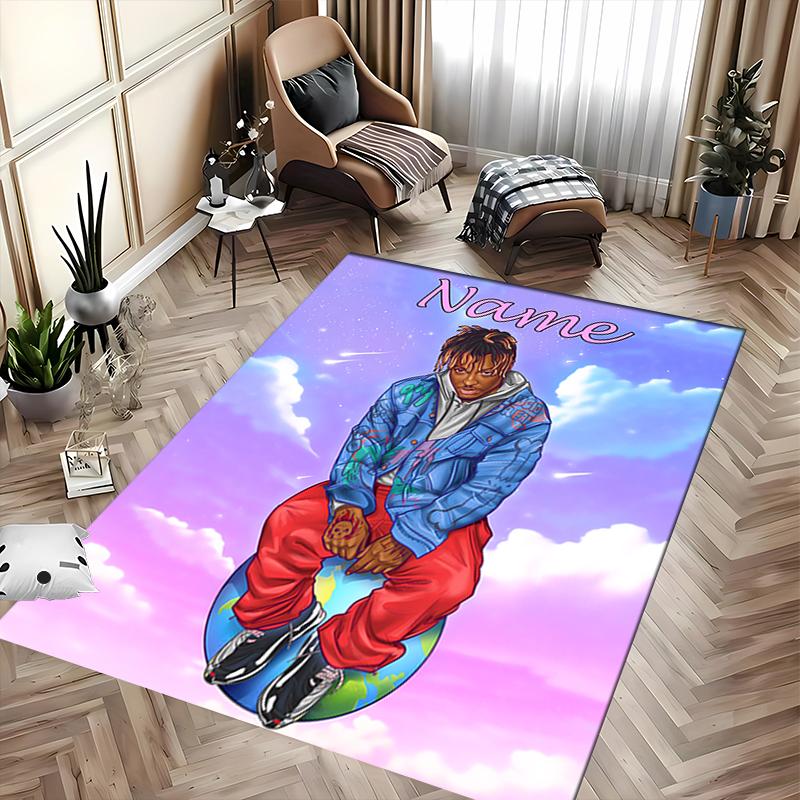 Custom personalization Juice WRLD Area Rug - Perfect For Kitchen, Bathroom,Laundry Room Decor Large Size Available,Gift All Seasons