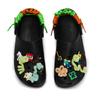 Crocs Классические сабо на платформе 811 Сделано Pixel Land Брызги чернил Съемные аксессуары Обувь с отверстиями Женские Черные