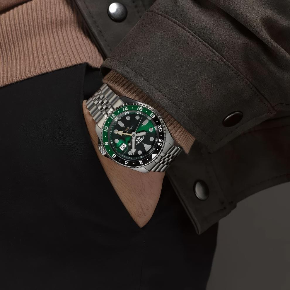 Seiko 5 Sports SSK035K1 SKX GMT двухцветные автоматические мужские часы