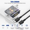 Кабели для зарядки и передачи данных для мобильных телефонов USB C PD 45 Вт для Samsung Galaxy S24 S23 Ultra Note Мобильный телефон Type C Быстрая зарядка Зарядное устройство