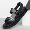 Summer Men Fashionable Sandals European-style Casual Comfortable Business Office Driving Trip Beach Sandals 38-47 Men Sandals