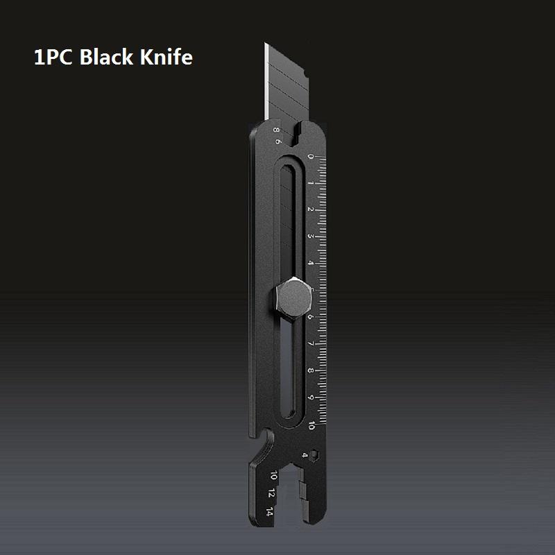 Нож универсальный из нержавеющей стали 9 в 1 многофункциональный отламывающийся промышленный гаечный ключ 18 мм прочный резак для кожаных обоев