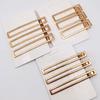 3 Pcs/ Set Geometric Bangs Clips Korean Fashion Hairpins Side Hairgrips Women Girls Hair Accessories Hair Jewelry
