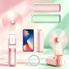 Ручной Мини-Вентилятор 3 в 1 Портативный Вентилятор 2000 мАч USB Перезаряжаемый с Power Bank Легкий Карманный Маленький Вентилятор для Путешествий На Открытом Воздухе