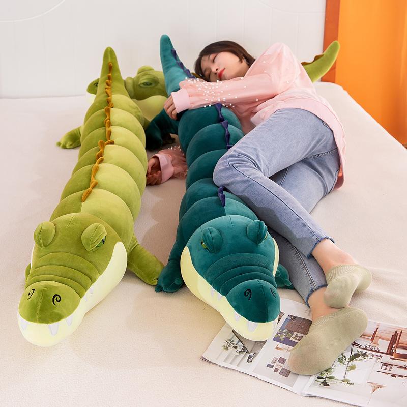 Long crocodile plush toy children's gift doll throw pillow rag doll crocodile doll