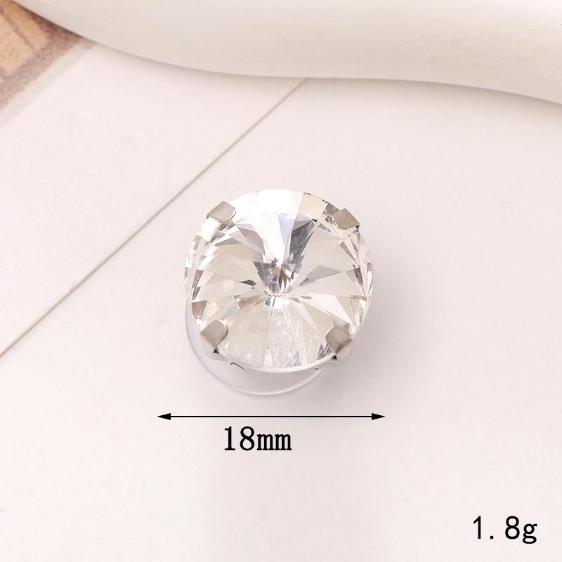 Zinc Alloy Pearl Flower Clog Accessories - DIY Shoe Buckle Decoration
