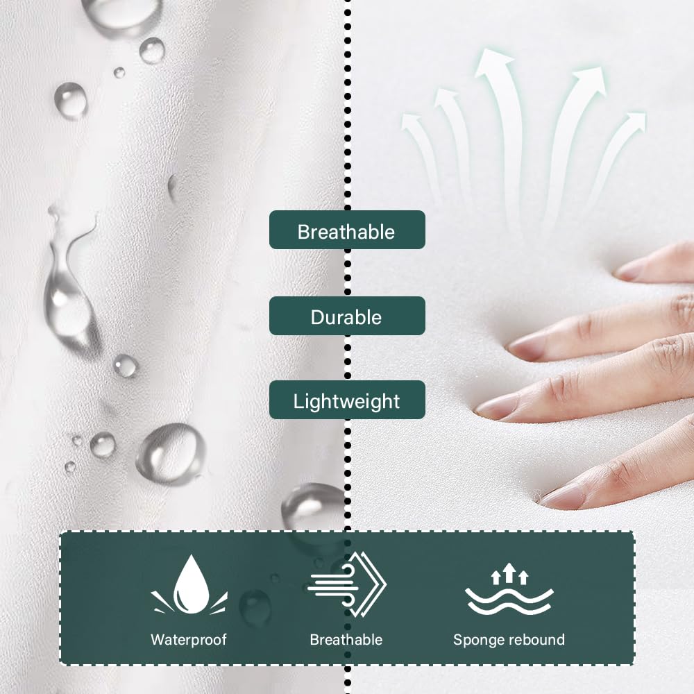 BFTOU Белый квадратный минималистский вращающийся табурет с колесиками, идеальный для работы, спа-салона, массажного стула с регулируемой высотой и роликами, со спинкой