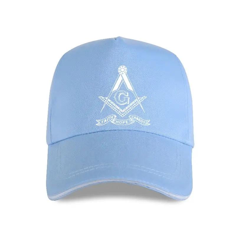 Бейсболка с черной графикой Masonic Freemasons Square Compasses Faith Hope Charity 2021 года
