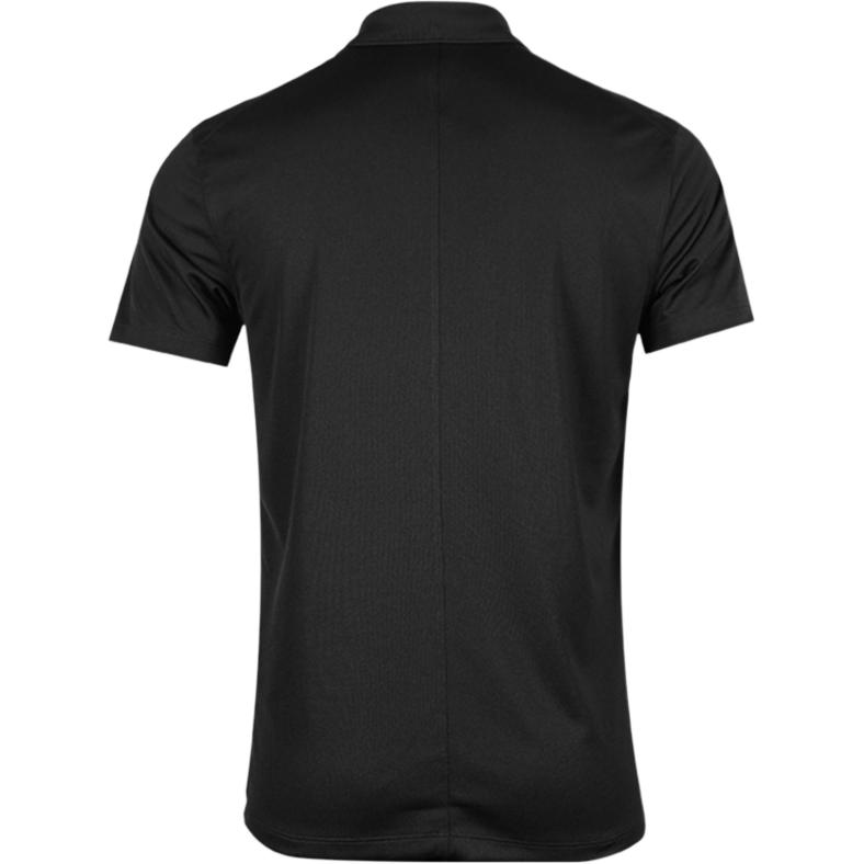 Nike Мужская футболка-поло Dri Fit Черная с воротником-поло Умеренная IQ0520-010