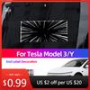 Автомобильная наклейка для Model 3 Y Juniper Highland Задняя наклейка с надписью Plaid Time Модификация Наклейки на заднюю дверь Аксессуары Инструменты C