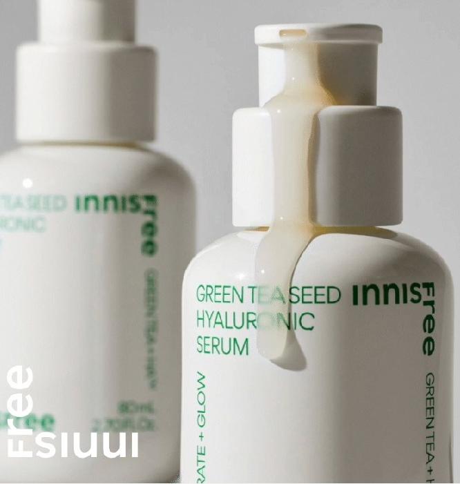 Innisfree Гиалуроновая сыворотка с семенами зеленого чая 80 мл