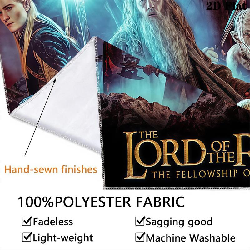 Hobbit Desolation Smaug Tapestry Background Cloth Fashion Print Wall Decoration Work Of Art Wall Covering Decoration