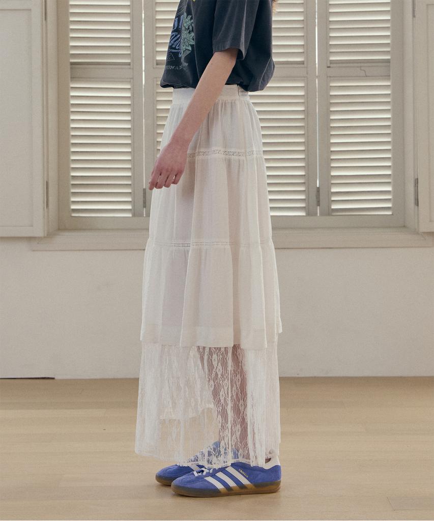Jucy Judy Lace Tiered Skirt Jzsk324D