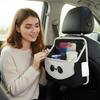 Backseat Trash Can Soft Storage Bag Box Auto Backseat Caddy Organizer For Family Friends Mobile Phones Files Toys Snacks