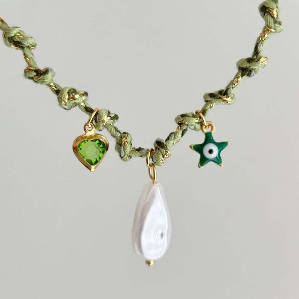 Starfish Conch Shell Necklace Boho Charm Pearl Pendant Necklace Vintage Seashell Choker  Gifts