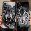 Чехол для телефона Funda для Xiaomi Redmi K40 K80 Pro 10 A3 12C A4 A1 A2 Plus A5 13C 9 14C Крутое животное Тигр Лев