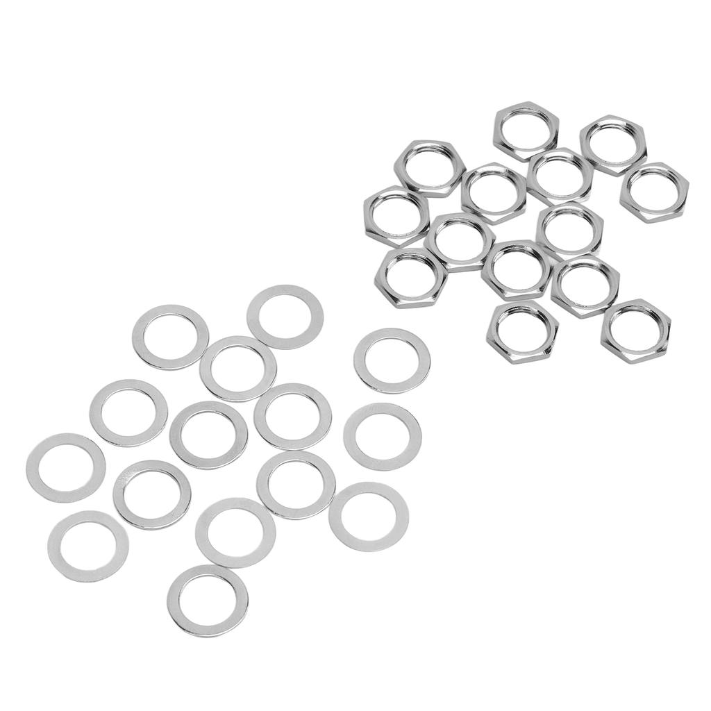 Гнездо для инструмента с резьбой G3 8, комплект металлических шайб, крепеж для электрогитары, бас-гитары