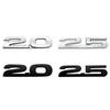 3D Металлические 2.0 2.5 Буквы Наклейка-Шильдик на Крыло Автомобиля Задний Значок на Багажник Для 3 6 Axela CX5 CX7 MX5 Хром Черный Аксессуары
