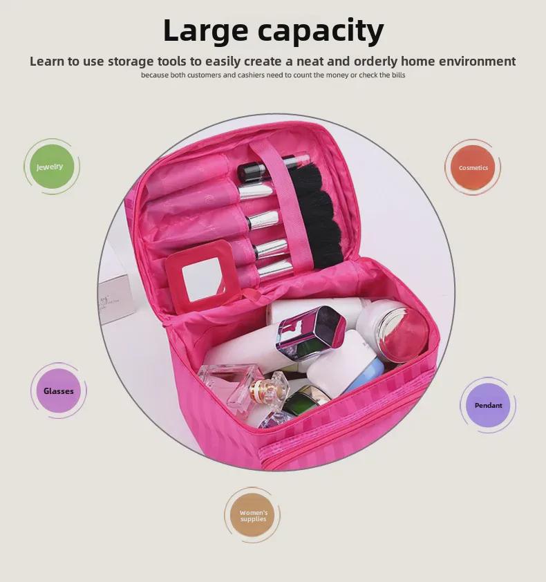 «Водонепроницаемая портативная дорожная косметичка и туалетные принадлежности большой вместимости»