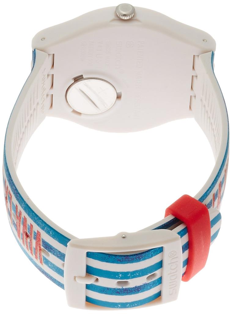 Swatch ANAVAH SUOT101 Официальные синие часы, Импортные,