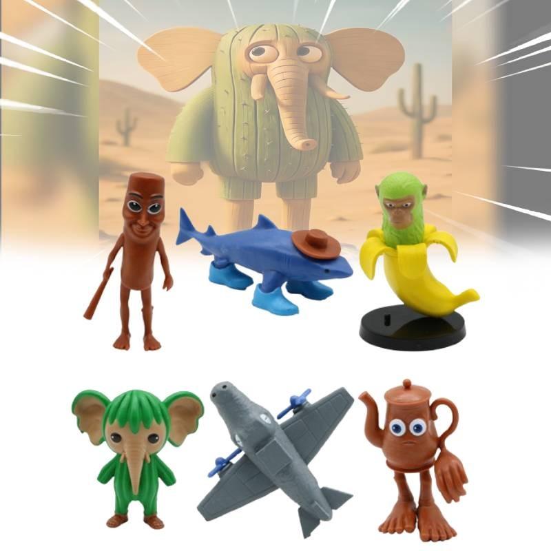 Sahur Tungtungtung Action Figure Cartoon Model Toy Decoration Doll Gift Children