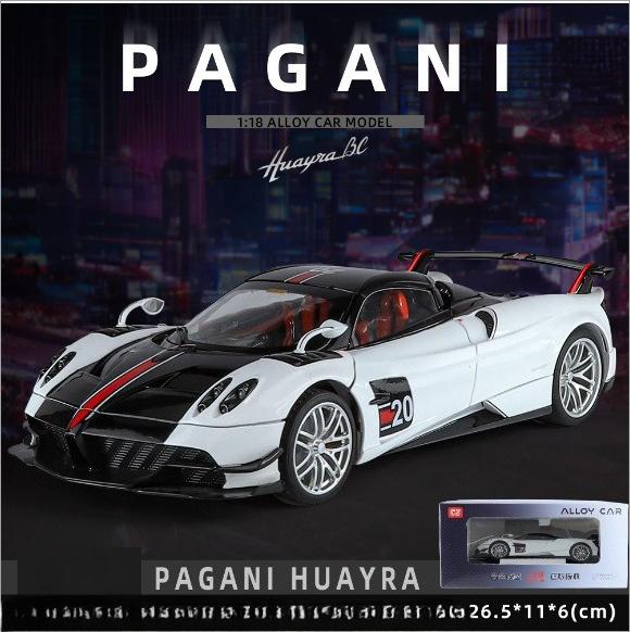 Official Licensed 1:18 Scale Pagani Huayra BC Sport Car Model Diecast Toy Vehicle Kids Boys Gift Collective Home Decoration