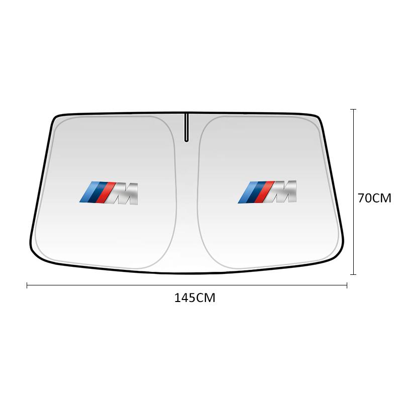 Car Front Windshield Sun Shade Heat Insulation Sun Visor Auto Accessories For BMW E90 G80 M3 G30 M5 F82 F83 F20 F21 G42 F95 F96