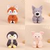Лиса Динозавр Осел Пингвин Кот Плюшевая Игрушка Мягкая Игрушка Кукла Подарок Украшение