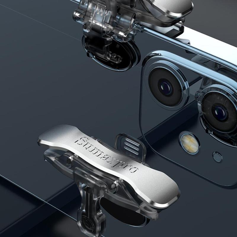 L1 R1 клавиши прицеливания игровой контроллер X8 мобильный игровой триггер для Pubg телефон игровой триггер 6 пальцев чувствительный стрелять телефон игровой триггер