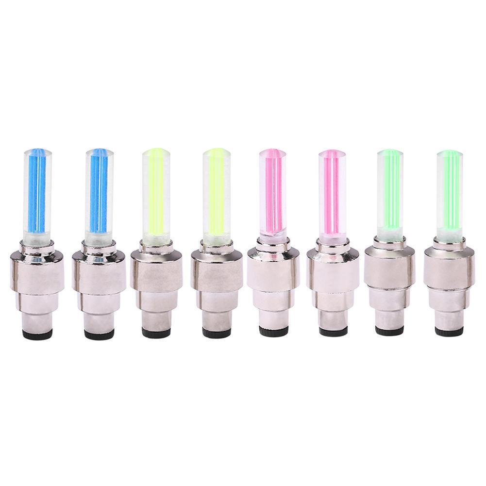 Светодиодный фонарь для вентиля велосипеда, неоновый фонарь для спиц велосипеда, фонарь для вентиля шины велосипеда, предупреждающий фонарь для ночной езды Аксессуары для велосипеда