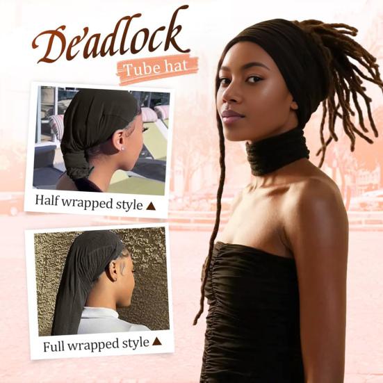 2Pcs 28-inches Long Hair Weave Sleeve Cap Reusable Lightweight Breathable Stretchy Women Wig Cap Hairnet Box Braid Dreadlock Twists Braids Sleeve