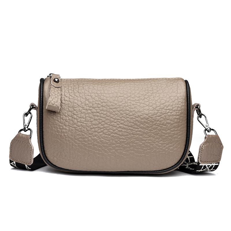 Сумка через плечо из коровьей кожи, модная дизайнерская, роскошная, однотонная, из натуральной кожи, женская, простая, для отдыха и путешествий