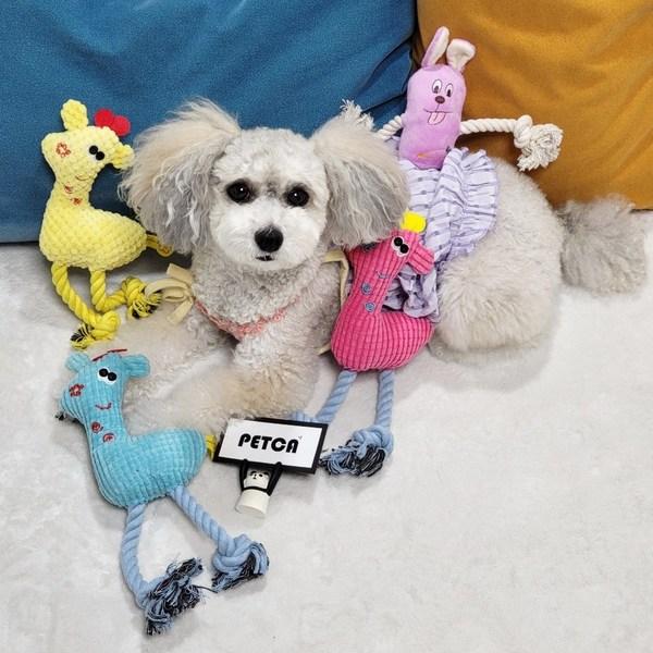 PETCA товары для собак олень буксир играть скрипучая игрушка для собак кукла 4 типа, 1 комплект