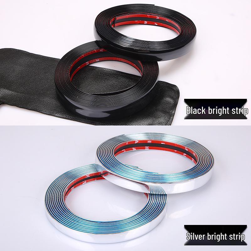 Универсальная хромированная противоударная полоса для окон и кузова автомобиля