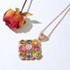 Sace Gems S925 стерлингового серебра 4*5 мм натуральный турмалин кулон ожерелья для женщин помолвка коктейльная вечеринка изящные ювелирные изделия