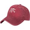 RN Registered Nurse Baseball Cap Washed Denim Low Profile Breathable Adjustable Dad Hat for Adults