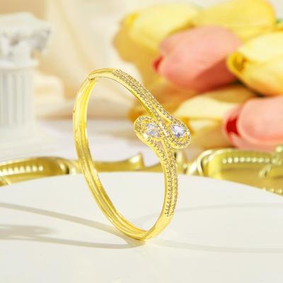 CMM Европейский крест серпентиновый индивидуальный этнический золотой циркониевый браслет для банкета, вечеринки, свадьбы, женщин, модные ювелирные изделия, аксессуары