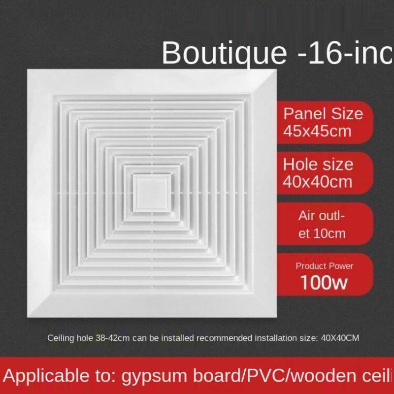 Кухня Ванная Комната Вентилятор Туалет Потолочный Вентиляционный Вентилятор Бытовой Бесшумный Встроенный Потолочный Вытяжной Вентилятор