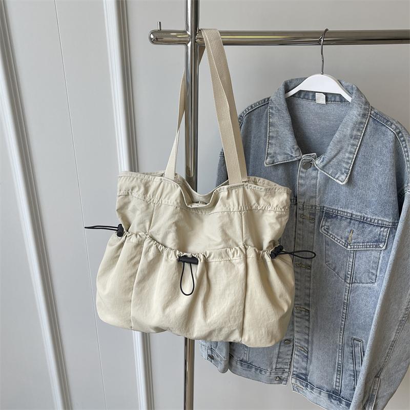 1 шт. Большая вместительная сумка-тоут, модная сумка через плечо, холщовая сумка для работы и поездок на работу