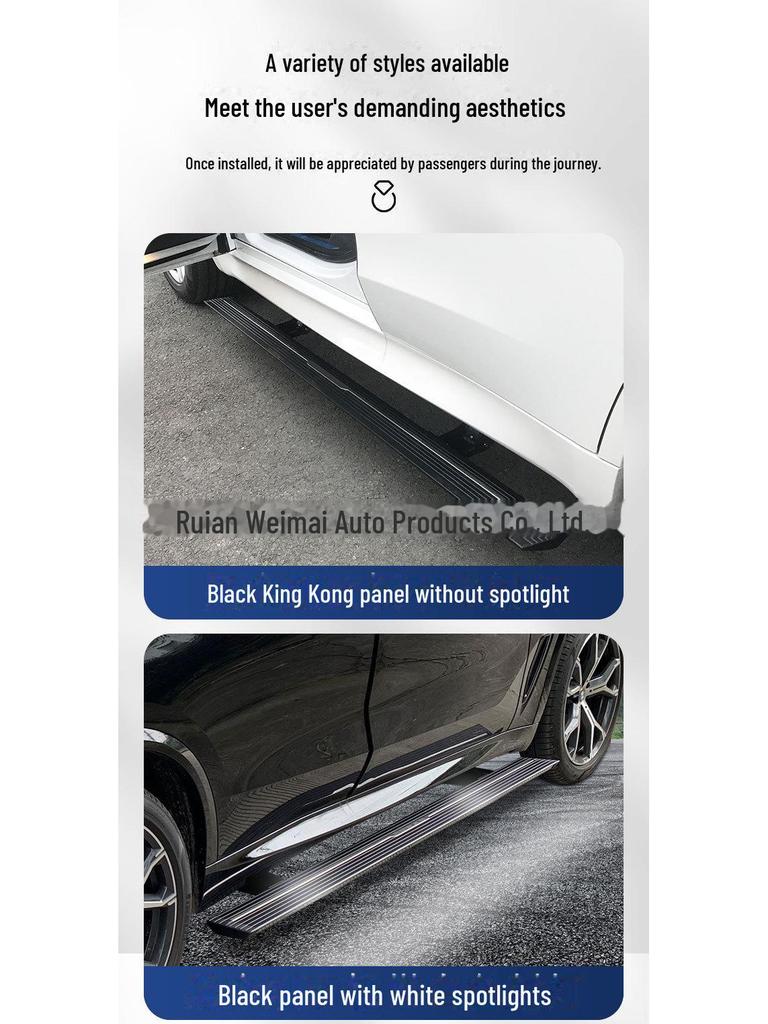 Идеальная боковая электрическая подножка для L8/One L9L7 Wenjie M7 с лампой «Ангельское крыло»