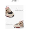 New Balance Удобная Прочная Обувь для Ходьбы с Низким Верхом Детская Обувь Бежевый Темно-Синий IV574LC1