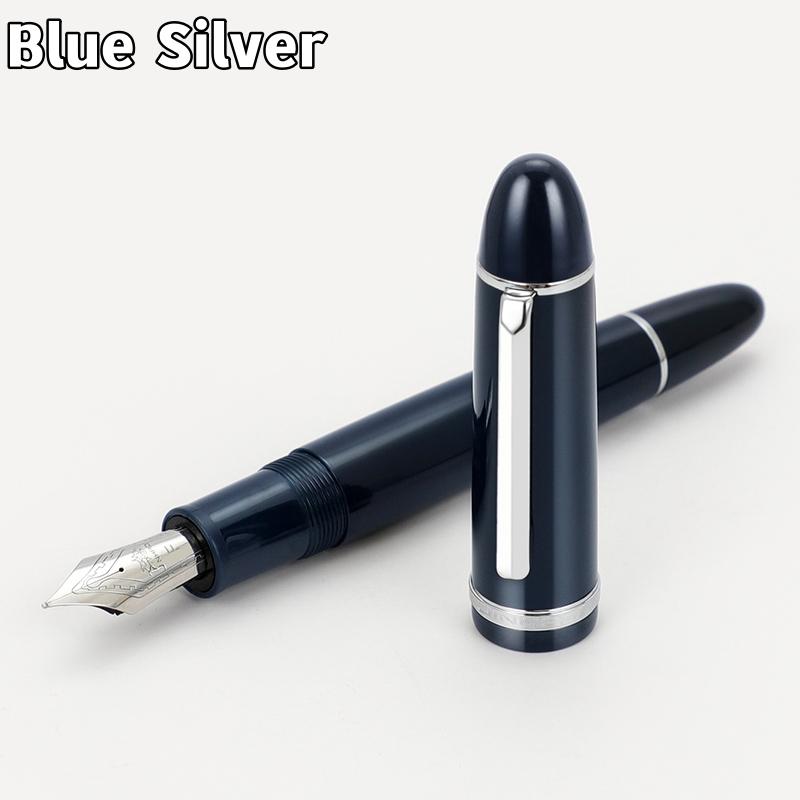 Jinhao X159 акриловая перьевая ручка золотого и серебряного цвета с зажимом Iraurita, тонкое перо для написания подписи