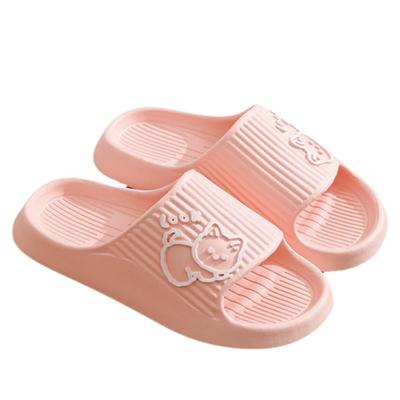 ORIJIRI Cat Универсальный размер Подходит для и Унисекс Тапочки, Легкие, Моющиеся, Нескользящие, Большинство, Ванные комнаты, Туалеты, В помещении, На улице, (Розовый,