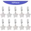 Metal Clip Tablecloth Weights Star Table Cover Weights Stone Table Weights Hangers Tablecloth Pendant for Picnic Dinner Teardrop