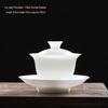 Dehua White Porcelain Three-Talent Gaiwan Tea Bowl