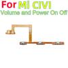 Ключ-кнопка включения/выключения, кнопка отключения звука, кнопка регулировки громкости, шлейф для Xiaomi Mi CIVI Включение/выключение, громкость