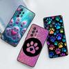 Креативный дизайн Кошачьей лапы для Samsung A73 A72 A71 A55 A54 A53 A52 A51 A13 A22 A16 A15 A12 A14 A26 A07 5G Черный чехол для телефона
